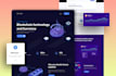 design blockchain ui design, nft, crypto website, app ui ux
