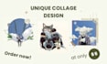 make awesome digital collage art illustration in any theme