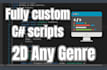 make fully custom c sharp scripts