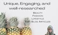 write beauty and lifestyle blog articles