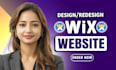 design a wix website, responsive wix classic design wix