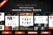 create a professional american football website