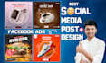 design social media post, creative facebook ads design, instagram ads