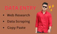 do data entry and virtual assistant for your business
