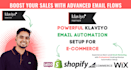 setup klaviyo email marketing flows with branded templates