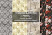 create textured seamless patterns and prints