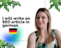 write an SEO article   in german