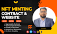 create nft smart contract, nft minting dapp on ethereum and solana