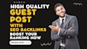 publish high quality dofollow SEO backlinks with guest post for google ranking