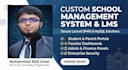 develop a custom school management system or lms in laravel