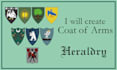 design fantasy coat of arms, crests and emblems