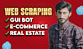 scrape website, web scraping, data mining using python