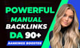build powerful high quality diversified white hat seo manual backlinks