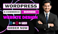 create a wordpress ecommerce website with woocommerce elementorpro