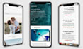 develop a responsive website with HTML, CSS, js, bootstrap