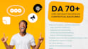 create monthly SEO dofollow contextual backlinks using whitehat high da links