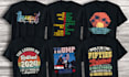design best selling amazon merch, etsy, shopify t shirt design