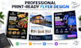 design a professional print ready business flyer