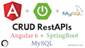develop a website with angular and spring boot