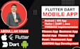 develop a responsive app using flutter dart and firebase