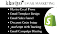 do klaviyo email marketing automations newsletter flows for shopify sales funnel