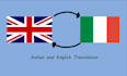 translate or transcribe everything in english and italian