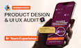 do UI UX design and audit for apps, web apps, and dashboards