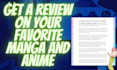 write anime review and manga review blogs and articles