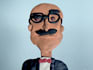 mold an animated clay character of yourself