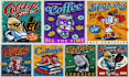 design vintage and retro poster, flyer, sticker, and banner