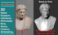 do 3d model for printing, character modeling, 3d sculpting