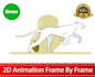 create loop 2d animation frame by frame