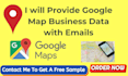 make google map scrapper and provide you map data