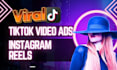 make top notch tik tok ads and instagram reels with captions