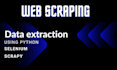 do web scraping using python beautifullsoup and selenium