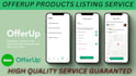 post your inventory on offerup