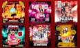design creative club party, event and motion graphic flyers