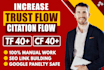 increase majestic trust flow 35 plus with seo backlinks