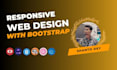 create portfolio, and blog site using bootstrap HTML CSS js