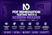 remediate pdfs for screen reader accessibility
