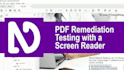 remediate and accessible PDF document under section 508 complaince wcag 2