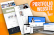 do custom portfolio website design and development for professionals