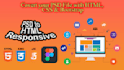convert you PSD file to html css bootstrap responsive