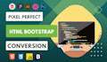 convert figma to HTML, xd to HTML, website design, responsive design