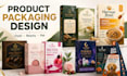 design custom box packaging with print ready dieline