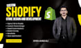 design a custom shopify website or dropshipping store