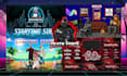 illustrate stream overlay, custom graphics, streamer design, twitch logo intro