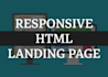 design your modern responsive html landing page