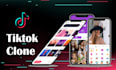 develop tiktok app, tik tok clone app for android with admin