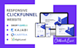 design clickfunnels, kajabi, and gohighlevel funnels for you